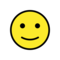 Slightly Smiling Face on OpenMoji 