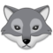 🐺 Wolf Face Emoji