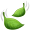 🍃 Leaf Fluttering in Wind Emoji