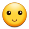 Slightly Smiling Face on Samsung 