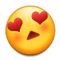 Smiling Face with Heart-Eyes on Samsung 