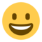 Grinning Face on Twitter 