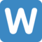 Regional Indicator Symbol Letter W Emoji