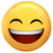 Grinning Face with Smiling Eyes on Twitter Emoji Stickers 