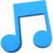 Musical Note on Twitter Emoji Stickers 