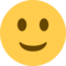 Slightly Smiling Face on Twitter 