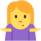 Person Shrugging on Twitter 