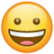 Grinning Face on WhatsApp 