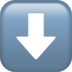 Down Arrow emoji