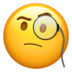 Face with Monocle emoji