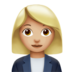 Woman Office Worker: Medium-Light Skin Tone emoji