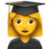 Woman Student emoji