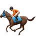 Horse Racing: Light Skin Tone emoji