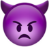 Angry Face with Horns emoji