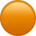 Orange Circle emoji