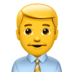 Man Office Worker emoji