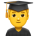 Man Student Emoji