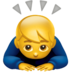 Man Bowing emoji