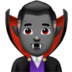 Man Vampire: Medium-Dark Skin Tone emoji