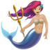 Mermaid: Medium-Light Skin Tone emoji