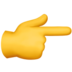 Backhand Index Pointing Right Emoji
