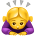 Woman Bowing emoji