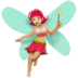 Woman Fairy: Medium-Light Skin Tone emoji
