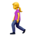 Woman Walking emoji