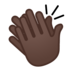 Clapping Hands: Dark Skin Tone