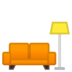 Couch and Lamp