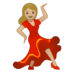 Woman Dancing: Medium-Light Skin Tone