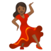 Woman Dancing: Medium-Dark Skin Tone