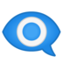 Eye in Speech Bubble