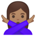 Person Gesturing No: Medium Skin Tone