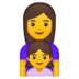 Family: Woman, Girl