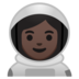 Woman Astronaut: Dark Skin Tone