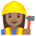 Woman Construction Worker: Medium Skin Tone