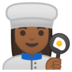 Woman Cook: Medium-Dark Skin Tone