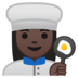 Woman Cook: Dark Skin Tone