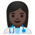 Woman Health Worker: Dark Skin Tone