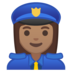 Woman Police Officer: Medium Skin Tone