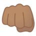 Oncoming Fist: Medium Skin Tone