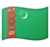 Flag: Turkmenistan
