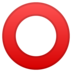 Hollow Red Circle