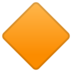 Large Orange Diamond