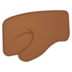 Left-Facing Fist: Medium-Dark Skin Tone