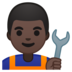 Man Mechanic: Dark Skin Tone