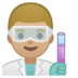 Man Scientist: Medium-Light Skin Tone