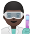 Man Scientist: Dark Skin Tone