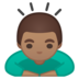 Man Bowing: Medium Skin Tone